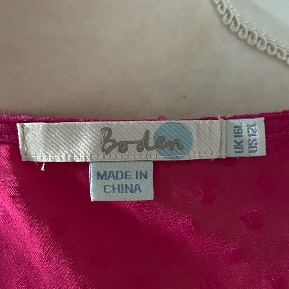 Boden Pink Jersey Knit Dress - Picture 8 of 10